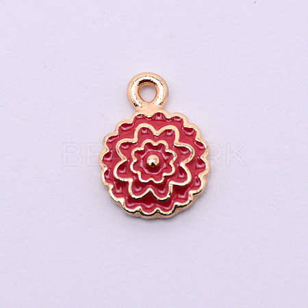 Alloy Enamel Pendants ENAM-WH0049-18G-1