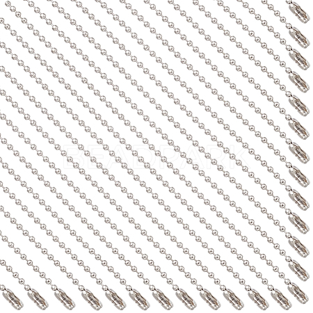 200Pcs Iron Hanging Tag Chains FIND-SP0005-63-1