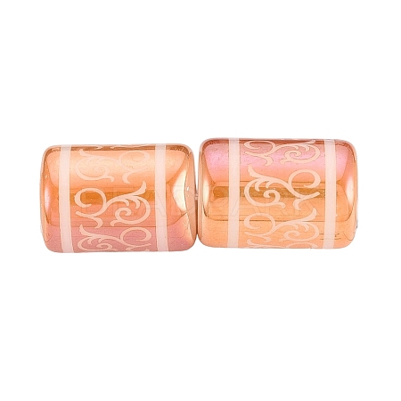 Electroplate Glass Beads EGLA-Q137-01A-I01-1
