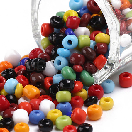 (Repacking Service Available) Glass Seed Beads SEED-C019-4mm-51-1