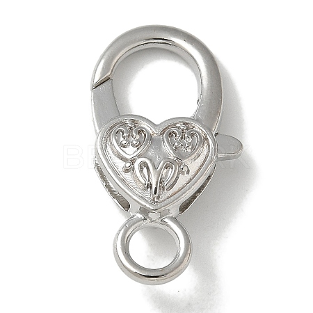 Alloy Lobster Claw Clasps KK-Q019-20P-1