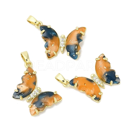 Rack Plating Brass Pendants KK-U011-01G-B-1