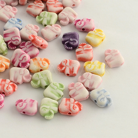 Craft Style Acrylic Beads MACR-Q157-M28-1