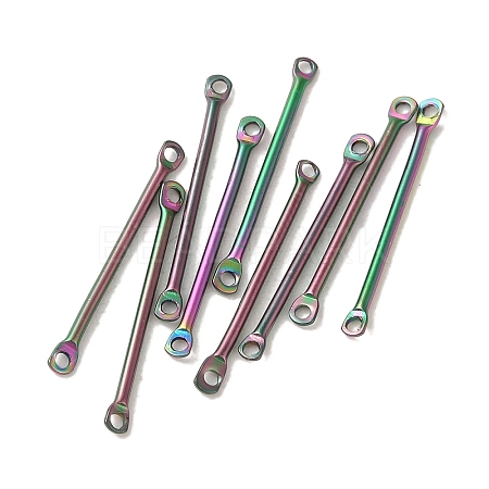 Ion Plating(IP) 304 Stainless Steel Connector Charms STAS-Q323-04E-MC-1