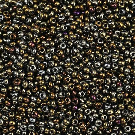 12/0 Grade A Round Glass Seed Beads SEED-Q008-F602-1