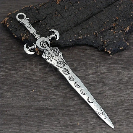 Sword Alloy Hair Sticks PW-WG0728D-03-1