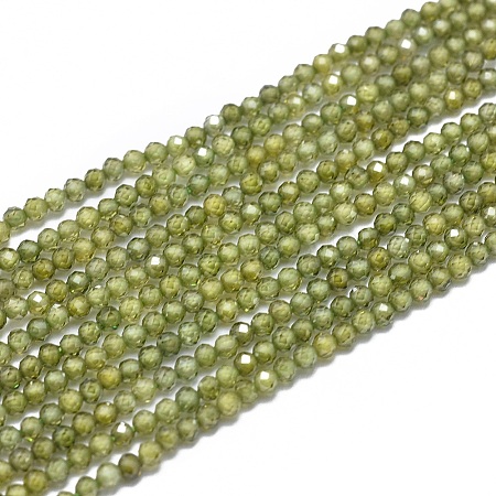 Cubic Zirconia Beads Strands X-G-G792-47-04A-1