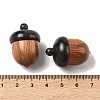 Wooden Acorn Box Jewelry Pendants WOOD-WH0022-06D-3
