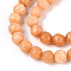 Dyed Natural White Jade Beads Strands G-T139-4mm-60-06-3