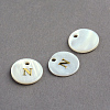 Freshwater Shell Pendants SSHEL-S249-N-2