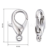 Zinc Alloy Lobster Claw Clasps LS-X-E106-4