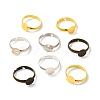 Mixed Adjustable Brass Pad Ring Findings X-EC541-M-RS-1