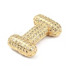 Rack Plating Brass Micro Pave Cubic Zirconia Pendants KK-Q790-01I-G-2