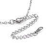 304 Stainless Steel Necklaces NJEW-E080-13P-01-3