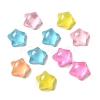Transparent Resin Decoden Cabochons with Glitter Powder X-RESI-E053-08E-1