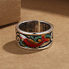 Retro Ethnic Style Brass Adjustable Cuff Rings FS-WG2D462-01-2