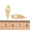 Brass Enamel Pendants KK-Z140-13G-3