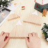 Snow Mountain Shape Wood Ornaments DJEW-WH0050-28A-3