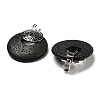 Natural Lava Rock Pendants KK-F751-M-A11-2