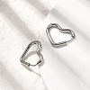 201 Stainless Steel Hoop Earrings EJEW-Z137-02P-02-3