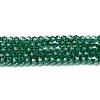 Transparent Electroplate Glass Beads Strands LS-GLAA-F029-2mm-C10-1