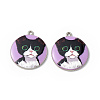Printed Alloy Pendants ENAM-P246-03P-01-2