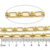Ion Plating(IP) Handmade 304 Stainless Steel Oval Link Chains CHS-G038-04A-G-2