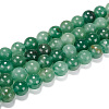 Natural Green Aventurine Beads Strands X-G-E380-02-8mm-3