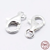925 Sterling Silver Lobster Claw Clasps STER-K167-074D-P-4