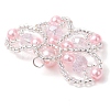 Seed Beads & Glass Pearl Beaded Charms PALLOY-MZ00336-01-4