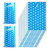 Polka Dot PET Plastic Packing Bags with Die Cut Hole Handle ABAG-TADJ0002-001H-1