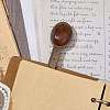Tibetan Style Alloy Bookmark Rulers AJEW-JK00262-03-4