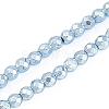 Baking Paint Electroplated Synthetic Non-magnetic Hematite Beads Strands G-H072-A01-01-2
