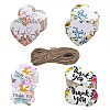 4 Sets 4 Styles Paper Gift Tags CDIS-SZ0001-11-1