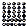 32Pcs 26 Style Natural Black Stone and Gold Enamel Beads G-PH0003-23-6