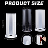 Plastic Scrunchie Holders with Clear Cover CON-WH0107-76-2