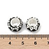 Alloy Rhinestone Clay Pave Beads ALRI-D300-02S-05-3