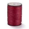 Round Waxed Polyester Thread String YC-D004-02E-050-1