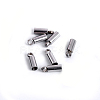 Tarnish Resistant 201 Stainless Steel Cord Ends STAS-P118-06-2