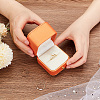 PU Leather Ring Jewelry Box CON-WH0088-36-3