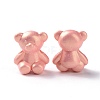 Opaque Acrylic Glitter Beads OACR-E010-06-2