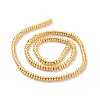 Electroplate Non-magnetic Synthetic Hematite Beads Strands G-L485-04B-G-2
