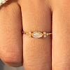 Alloy Rhinestone Plain Band Rings PW-WG1313D-05-2