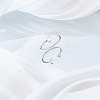 1Pc Letter Brass Rhinestone Open Cuff Rings for Women AJEW-LP0004-47E-S-3