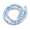 Natural Aquamarine Beads Strands G-Q951-01-8mm-2