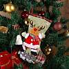 4Pcs Cloth Christmas Stockings Sets JX066A-5