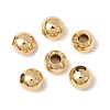 Brass Round Spacer Beads PALLOY-M029-03G-1