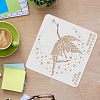 Plastic Reusable Drawing Painting Stencils Templates DIY-WH0172-297-3