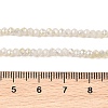 Electroplate Glass Faceted Rondelle Beads Strands EGLA-D020-3x2mm-05-A-4
