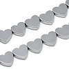 Electroplate Non-magnetic Synthetic Hematite Beads Strands G-T057-13H-1